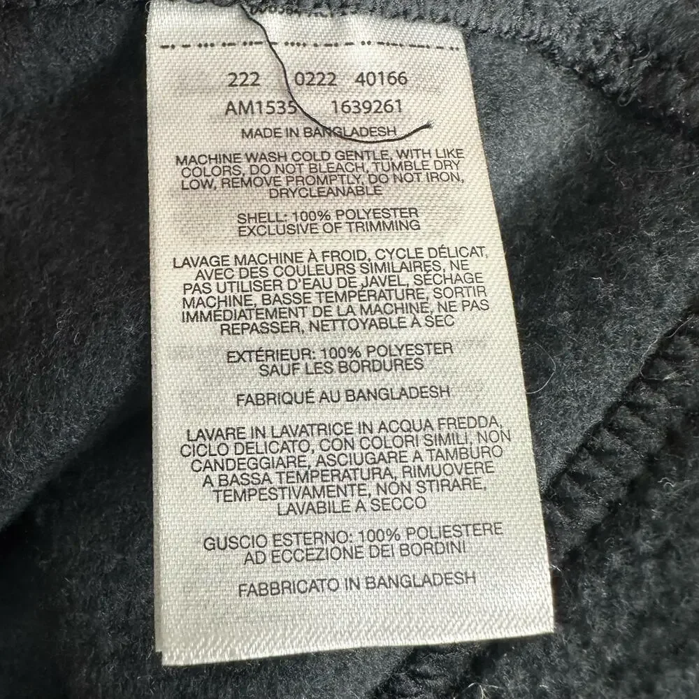 Columbia Mens size Large Steens Mountain Fleece Vest Black 1639261 Gorpcore